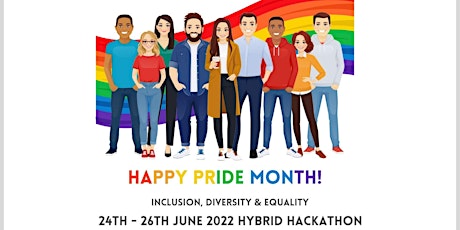 Pride Month (Inclusion, Diversity & Equality) Virtual & Hybrid Hackathon tickets