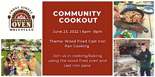 Wood Fired Cast Iron Pan Cooking Community Cookout