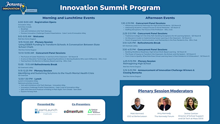 The Fenway Innovation Summit image