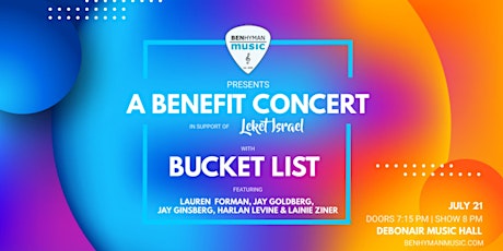 Ben Hyman Music Presents: Concert featuring BUCKET LIST tickets