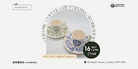 Ceramic Coffee Cup Painting Workshop with Artist Nagihan Seymour tickets