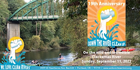 2022 Down the River Cleanup: On-Water Volunteer Registration