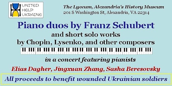 Classical Piano Concert to Benefit Ukraine's Wounded Soldiers