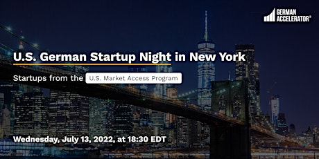 U.S. German Startup Night in New York City
