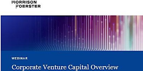 Corporate Venture Capital Overview- Webinar entradas