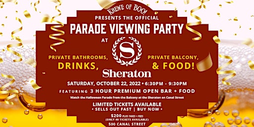 Krewe of Boo's Parade Viewing Party at the Sheraton