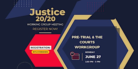 Pre-Trial & the Courts Workgroup - Justice 20/20 Network tickets
