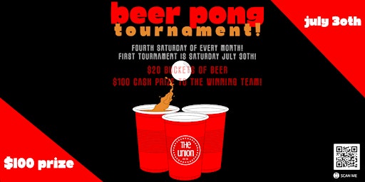 Beer Pong Tournament @ The Union
