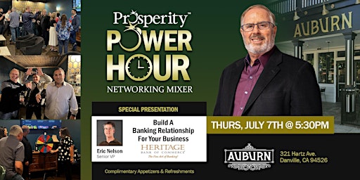 Prosperity Power Hour - Auburn Lounge - Danville, CA