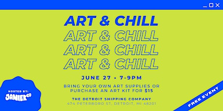 Art and Chill: In-Person and Virtual Creative Social Networking primary image