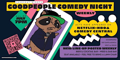 GoodPeople Comedy Night tickets