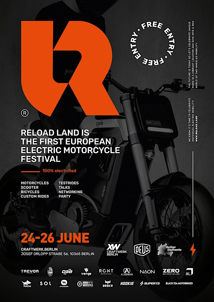 Reload Land - The First European Electric Motorcycle Festival image