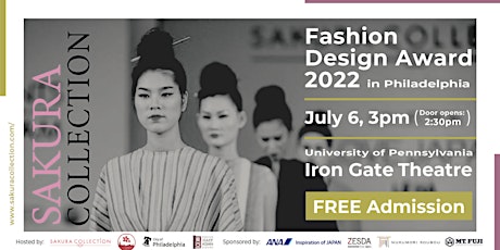SAKURA COLLECTION Fashion Design Award 2022 in Philadelphia tickets