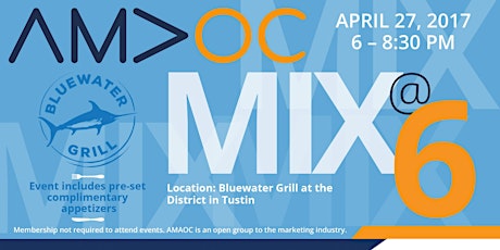 April's Mix@Six with AMA-OC primary image