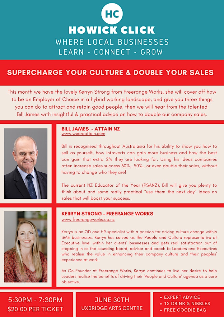 SUPERCHARGE  your culture & double your sales  | J image