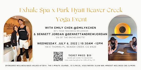 Park Hyatt Beaver Creek x Exhale Spa Yoga Event tickets