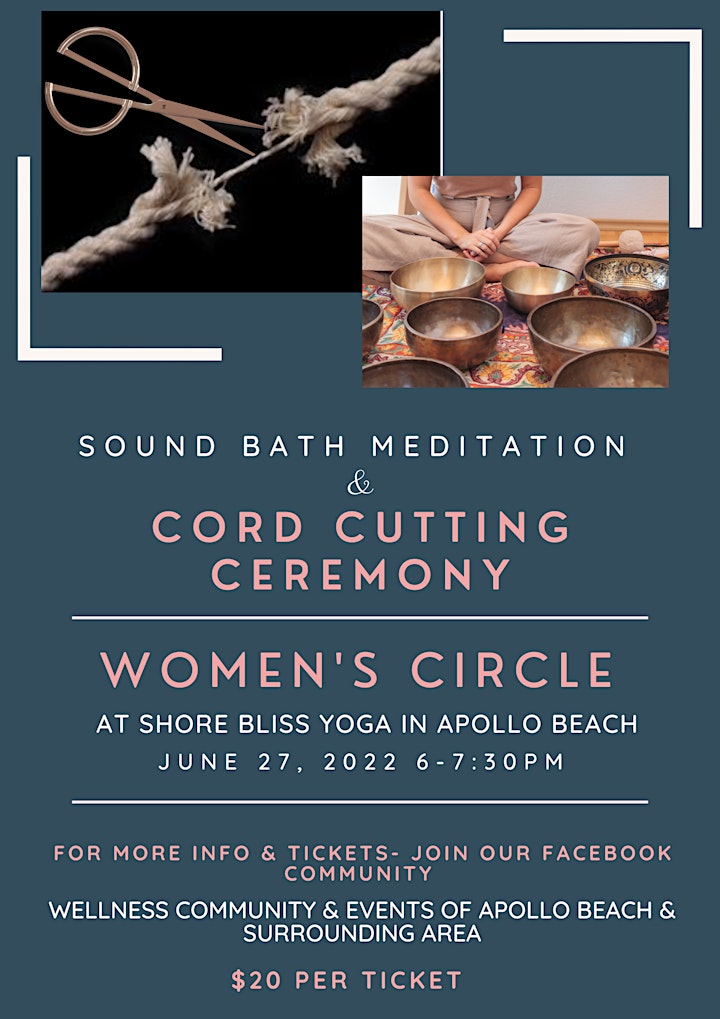 Women's Circle & Sound Bowl Event | Cord Cutting Ceremony image