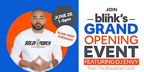 Blink Fitness Grand Opening Event with DJ Envy tickets