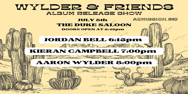 Wylder & Friends Album Release Show