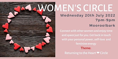 Women's Circle -  Returning to the Heart tickets