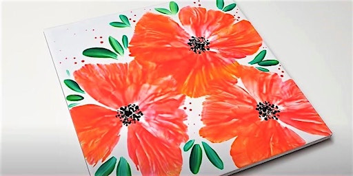 Easy Flower Making Without Using a Brush,  Adults Painting Class