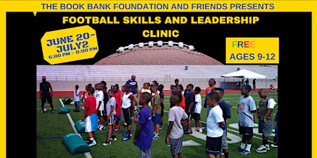 Book Bank Foundation’s Youth Football Skills & Leadership Camp tickets