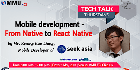 Tech Talk Thursday #14 with Kwong Kuo Liang, from JobStreet.com (A SEEK Asia Company) primary image