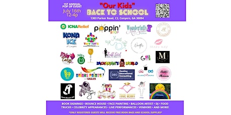 "Our Kids" Back To School Pop Up Event tickets