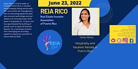 Real Estate Investors Association of Puerto Rico - "REIA Rico" bilhetes