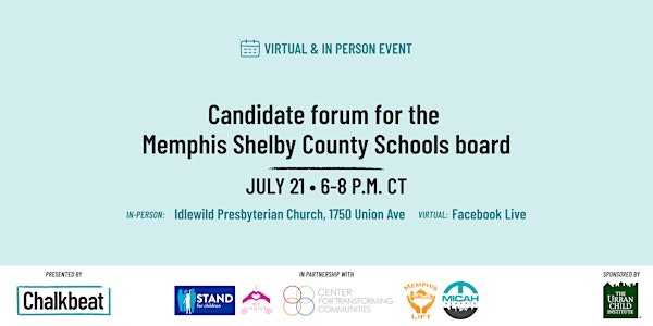 Forum: Who is running for the Memphis Shelby County Schools board?