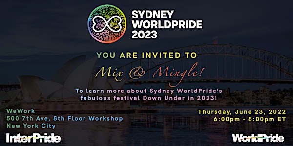 Sydney WorldPride 2023 | Mix & Mingle @ WeWork