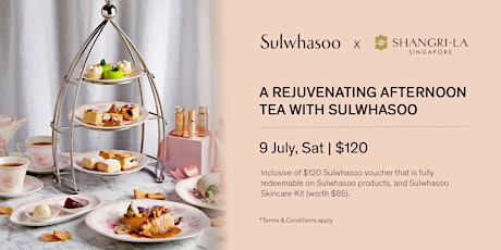 A Rejuvenating Afternoon Tea Session with Sulwhasoo primary image