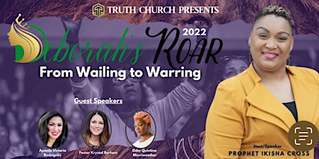 Deborah's Roar 2022 - From Wailing to Warring tickets
