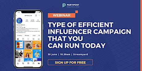 Type of Efficient Influencer Campaign that You Can Run Today tickets