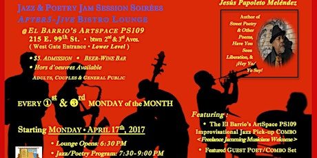 Monday Night Blues / Jazz & Poetry Jam Sessions Soirees  primary image