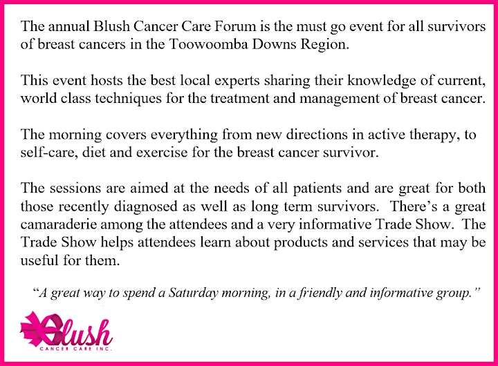 Blush Patient Forum 2022 image