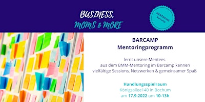 Barcamp des Mentoring-Programms der business, moms & MORE