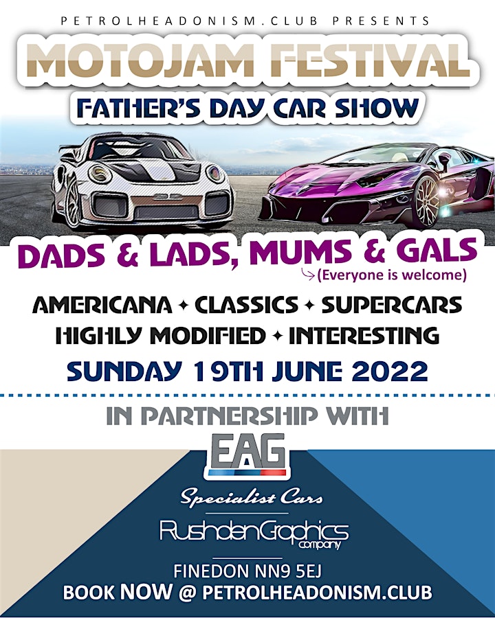 SPECTATOR TICKETS - MOTOJAM FESTIVAL FATHER'S DAY SPECIAL - SUNDAY 19TH image