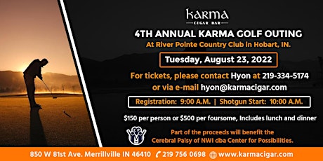 4th Annual Karma Golf Outing tickets