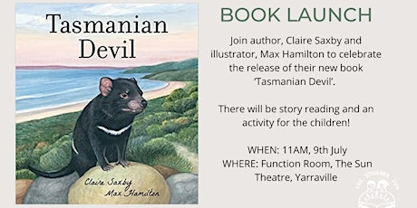 Sun Bookshop Presents: TASMANIAN DEVIL BOOK LAUNCH tickets