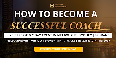 How to Become A Successful Coach | Australian Tour tickets