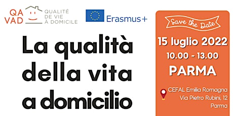 La qualità della vita a domicilio - Evento progetto QAVAD Parma biglietti