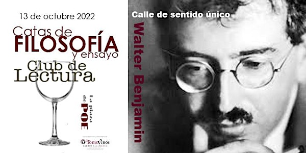 CATA DE FILOSOFÍA y ENSAYO. Walter Benjamin