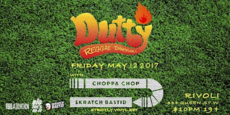 DUTTY-REGGAE DANCEHALL with Choppa Chop and Skratch Bastid!! primary image