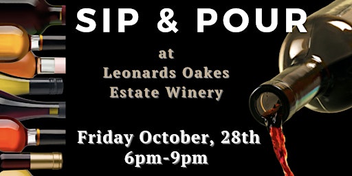 Sip  and Pour Candle Workshop at Leonards Oakes Estate Winery