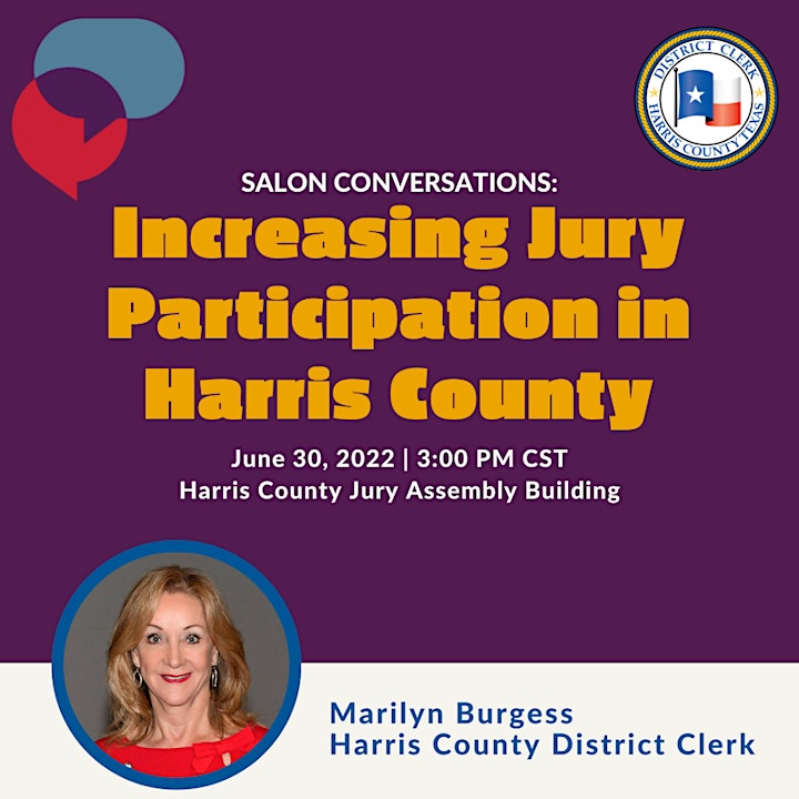 Salon Conversation: Increasing Jury Participation in Harris County image