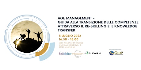 Age Management -  Re-Skilling e Knowledge Transfer biglietti