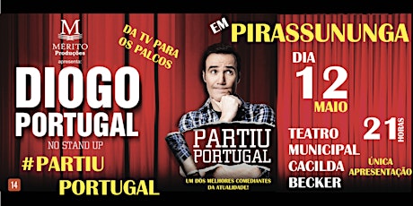 Imagem principal do evento DIOGO PORTUGAL - STAND UP PARTIU PORTUGAL.