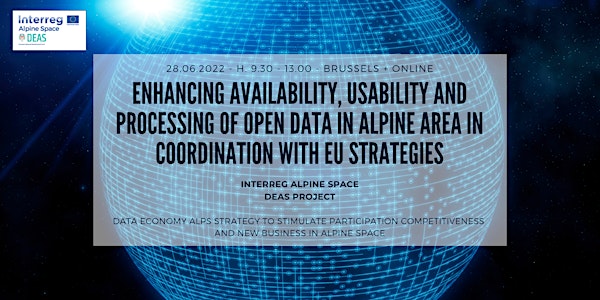 Enhancing availability, usability & processing of Open Data in Alpine area