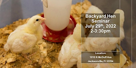 July Backyard Hen Training - In Person tickets